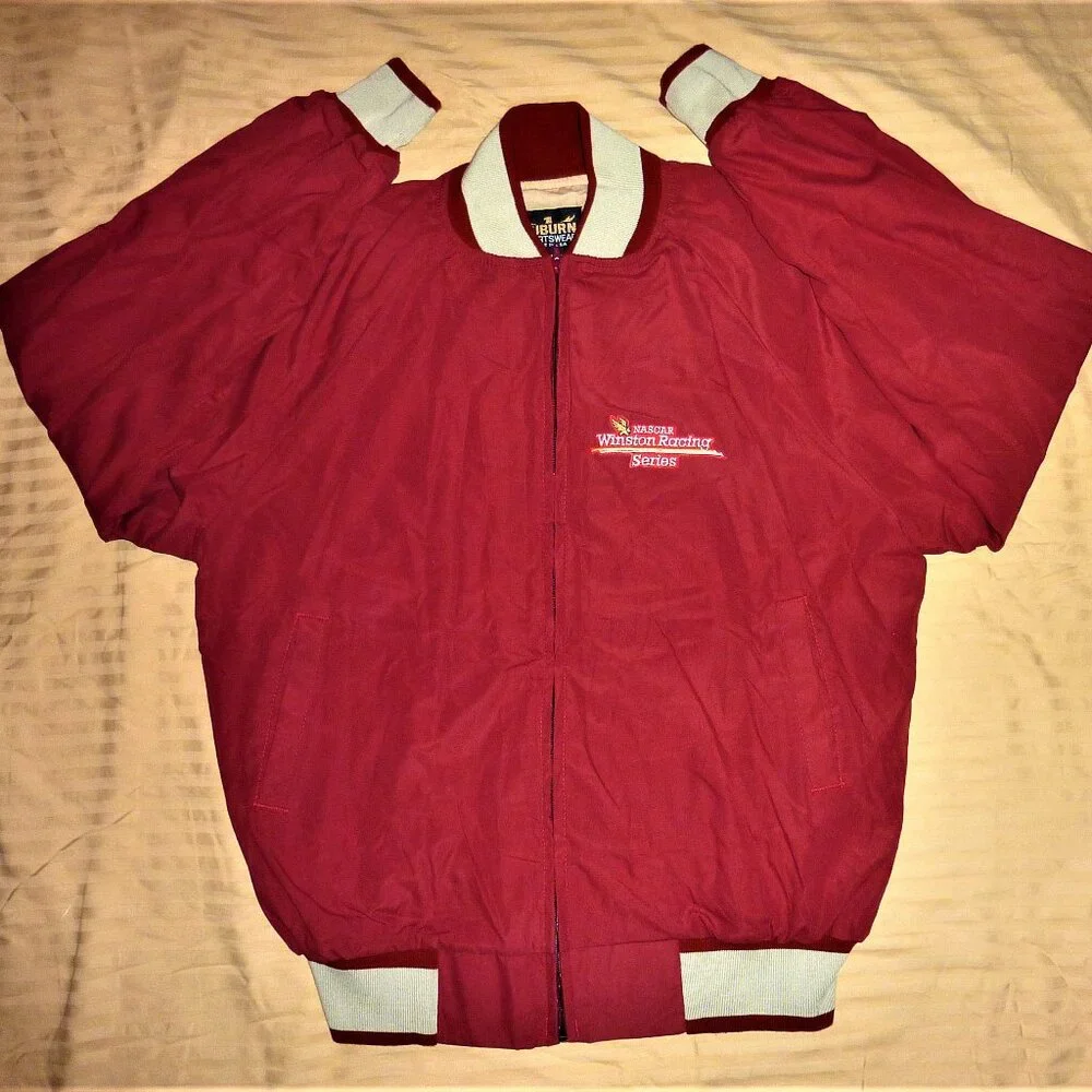 NASCAR Winston Racing Series jacket vintage Auburn Sportswear Made in USA 1980s